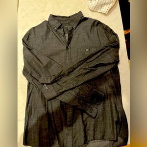 Express M Dark Causal Outing Shirt